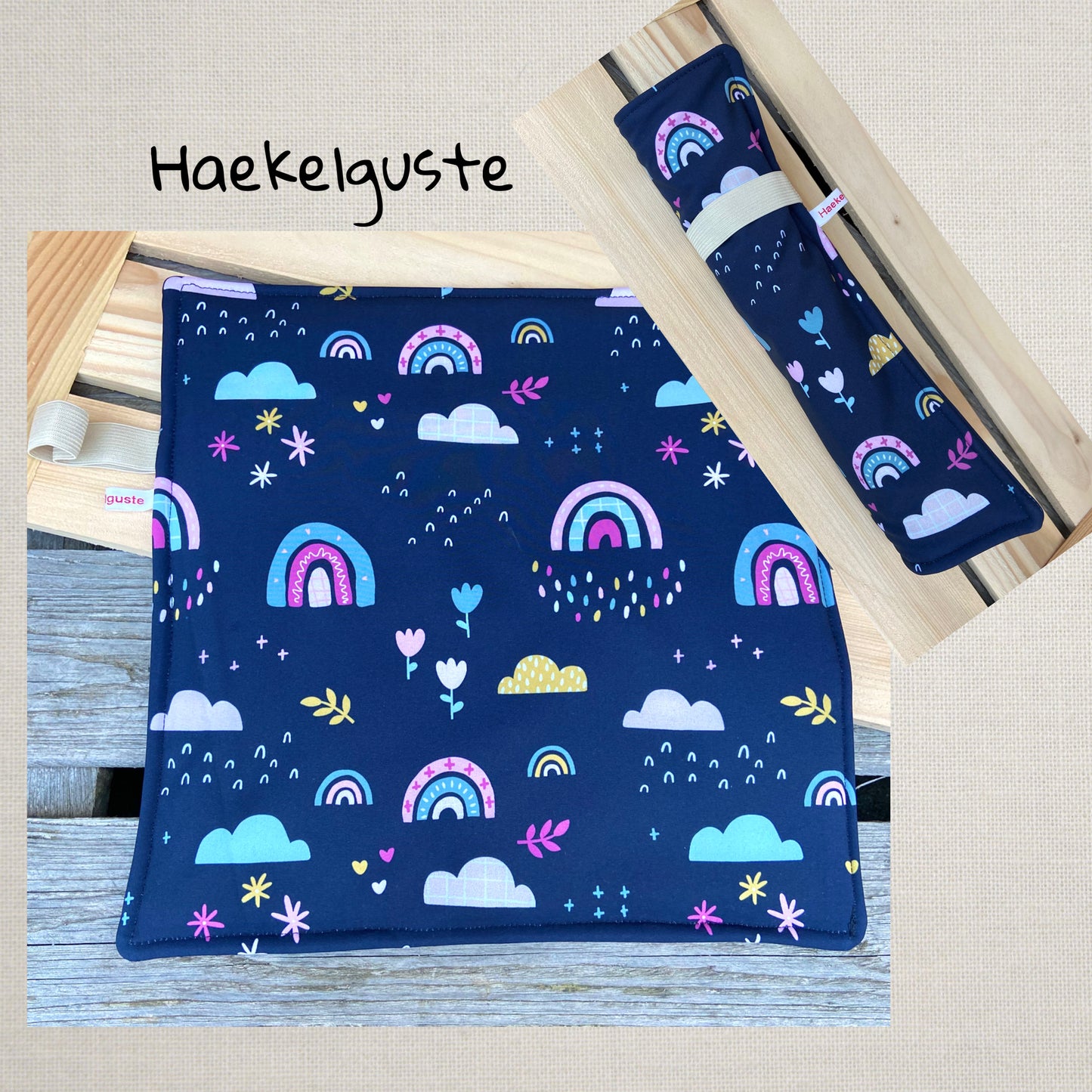 Sitzunterlage Softshell Outdoor wasserabweisend | Kissen Kita Schule Wald | Spielplatz |  Sitzkissen unterwegs | platzsparend