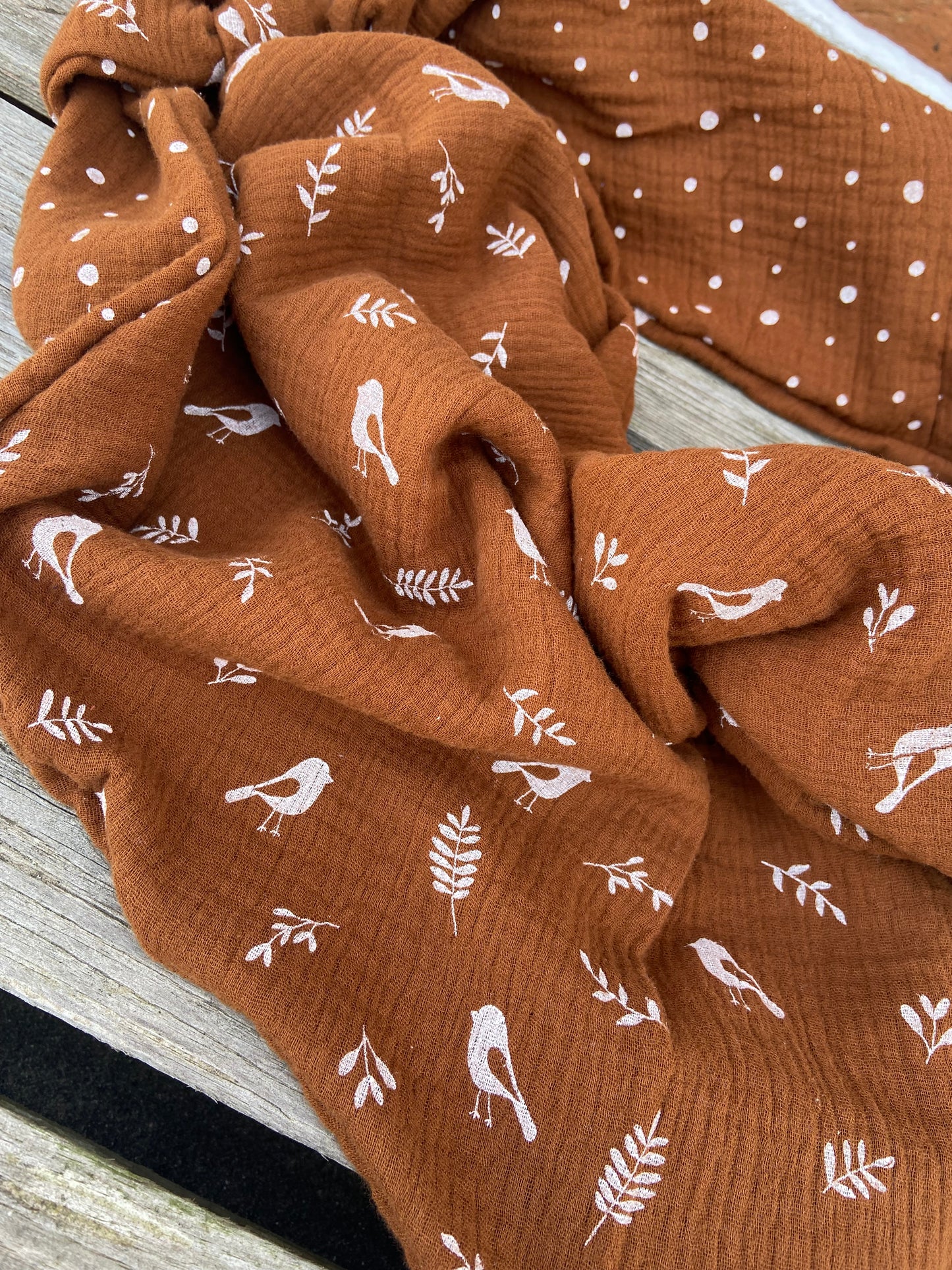 XXL Anker Musselin Wende - Dreieckstuch blau großes Tuch Damen Meerliebe Teenager Geschenk Geburtstag Mama (Kopie)