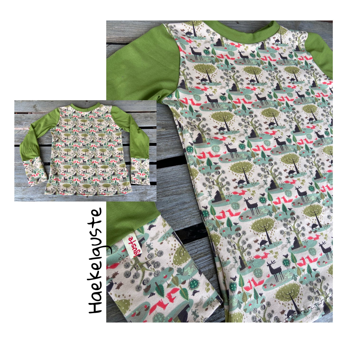 Langarmshirt Damen, Shirt retro , oliv , vintage Shirt khaki