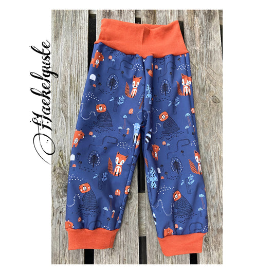 Softshell Hose Fuchs Matschhose Buddelhose Überhose Outdoor Pants gefütterte Hose unisex Waldkindergarten warme Hose