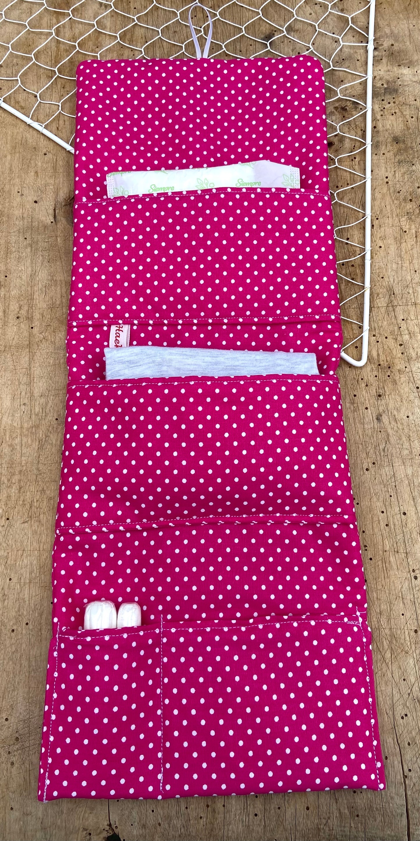 Kit Periode, Tasche Binden ,  Tampon , erste Periode, diskrete Tasche , nachhaltig