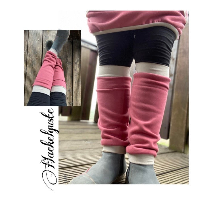 kuschel Sweat (M)Ein LieblingsOutfit Sweat Ballonrock Stirnband Stulpen Damen Rock Armstulpen komplett Outfit Frau warmer Rock Herbst Winter
