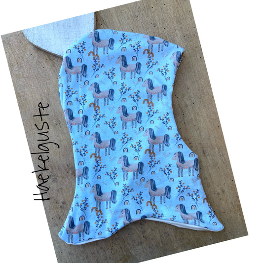 Schlupfmütze "Pferd"  Mütze und Schal in einem, Halswärmer , Sturmhaube , Ohrenwärmer Kinder (Kopie)