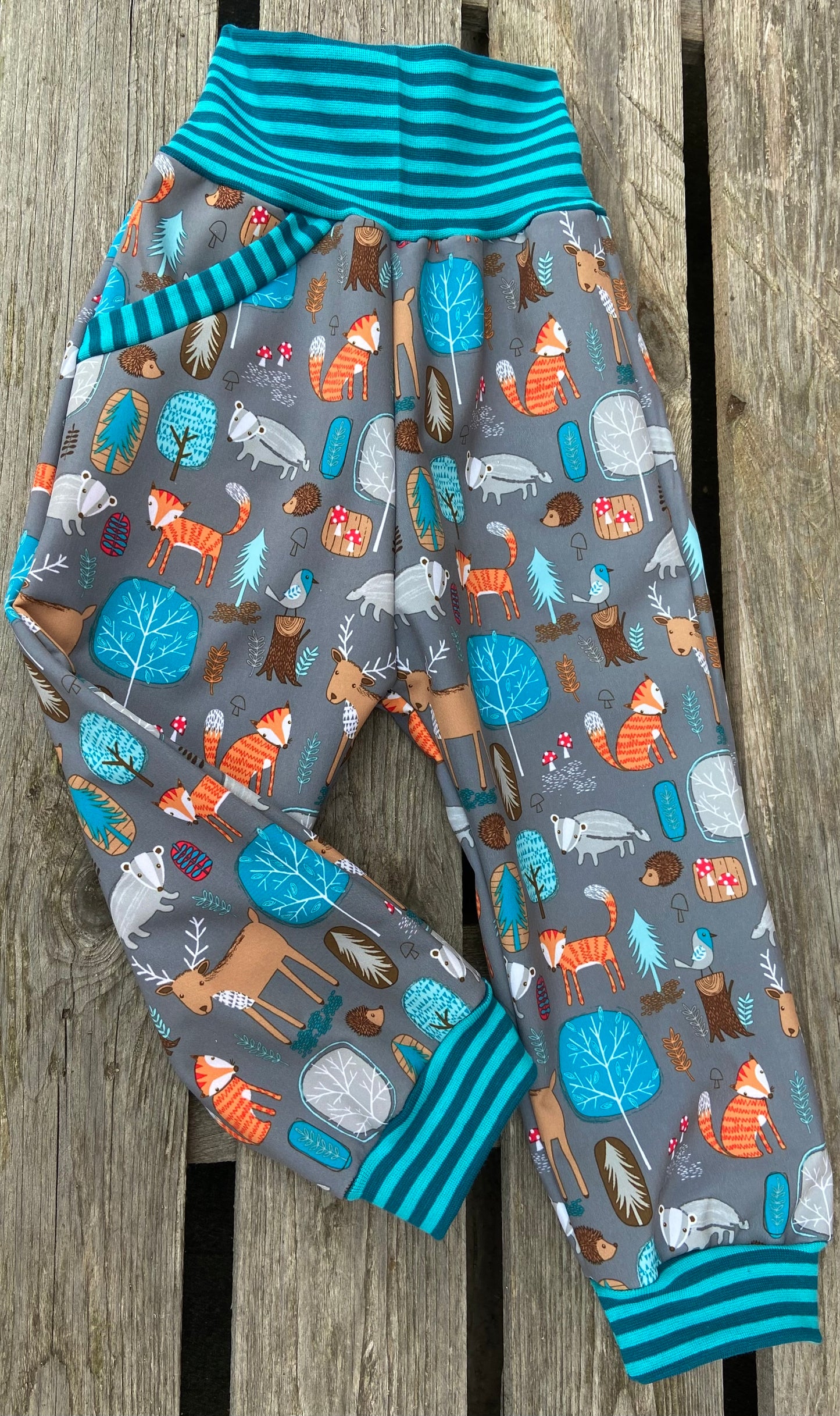 Softshell Hose Fuchs Matschhose Buddelhose Überhose Outdoor Pants gefütterte Hose unisex Waldkindergarten warme Hose