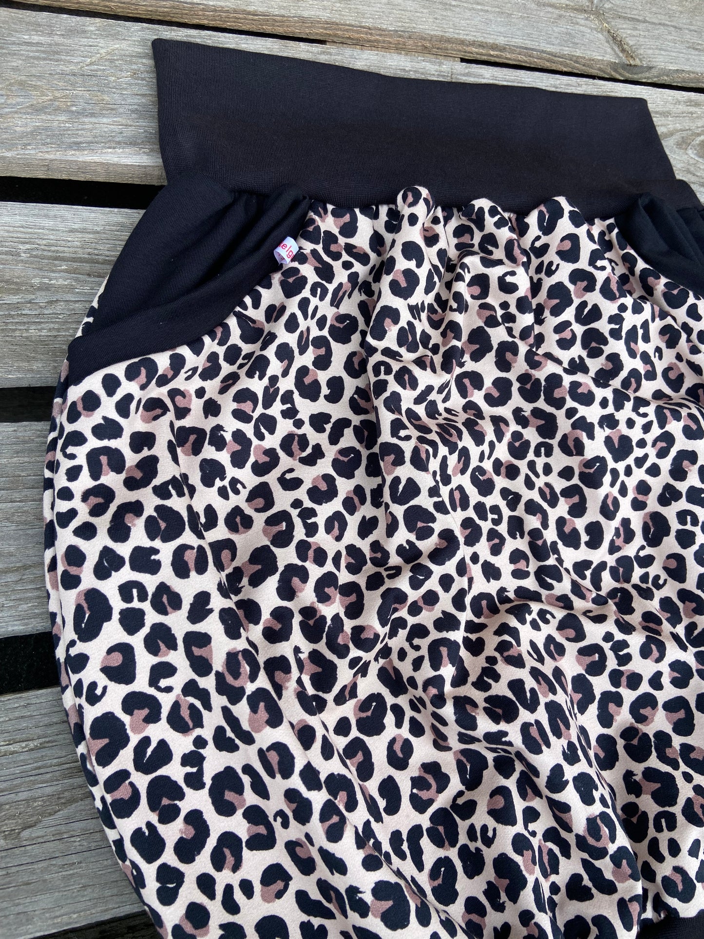 Leoprint Ballon Rock , Leopardenmuster Damen Rock , Animal Skin