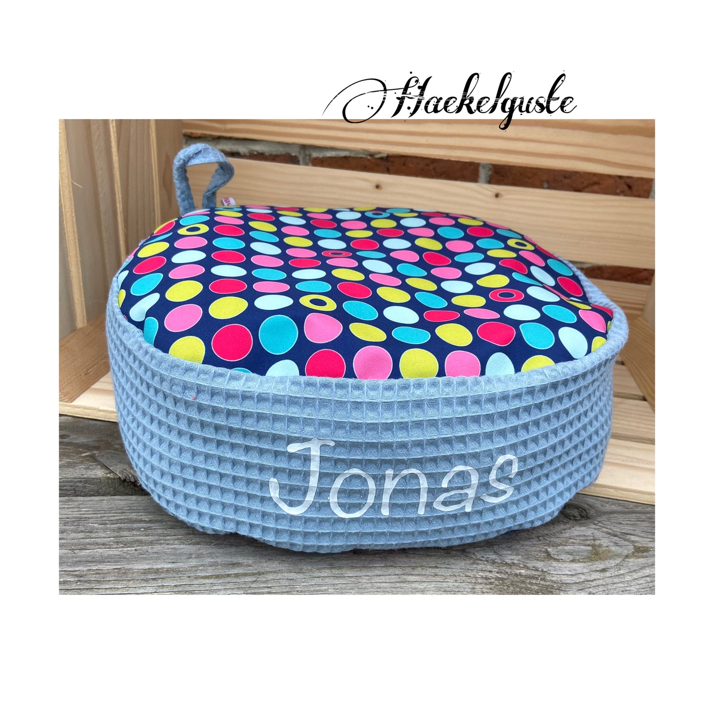 19 Farben - Sitzkissen / Softshell Bodenkissen / wasserfest/Personalisierbar/Kita/Morgenkreis/Kinderzimmer/Bodenkissen/Sitzplatz/Rund (Kopie) (Kopie) (Kopie)