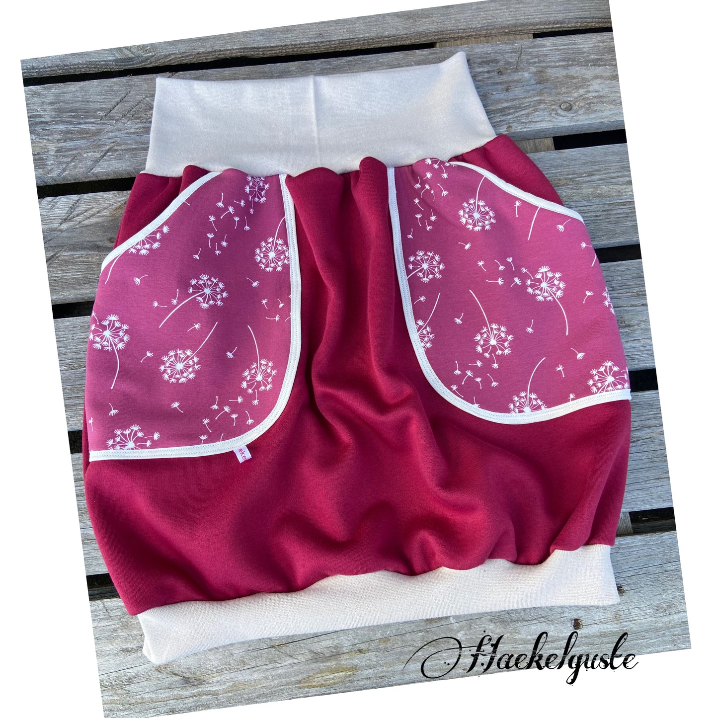 kuschel Sweat (M)Ein LieblingsOutfit Sweat Ballonrock Stirnband Stulpen Damen Rock Armstulpen komplett Outfit Frau warmer Rock Herbst Winter