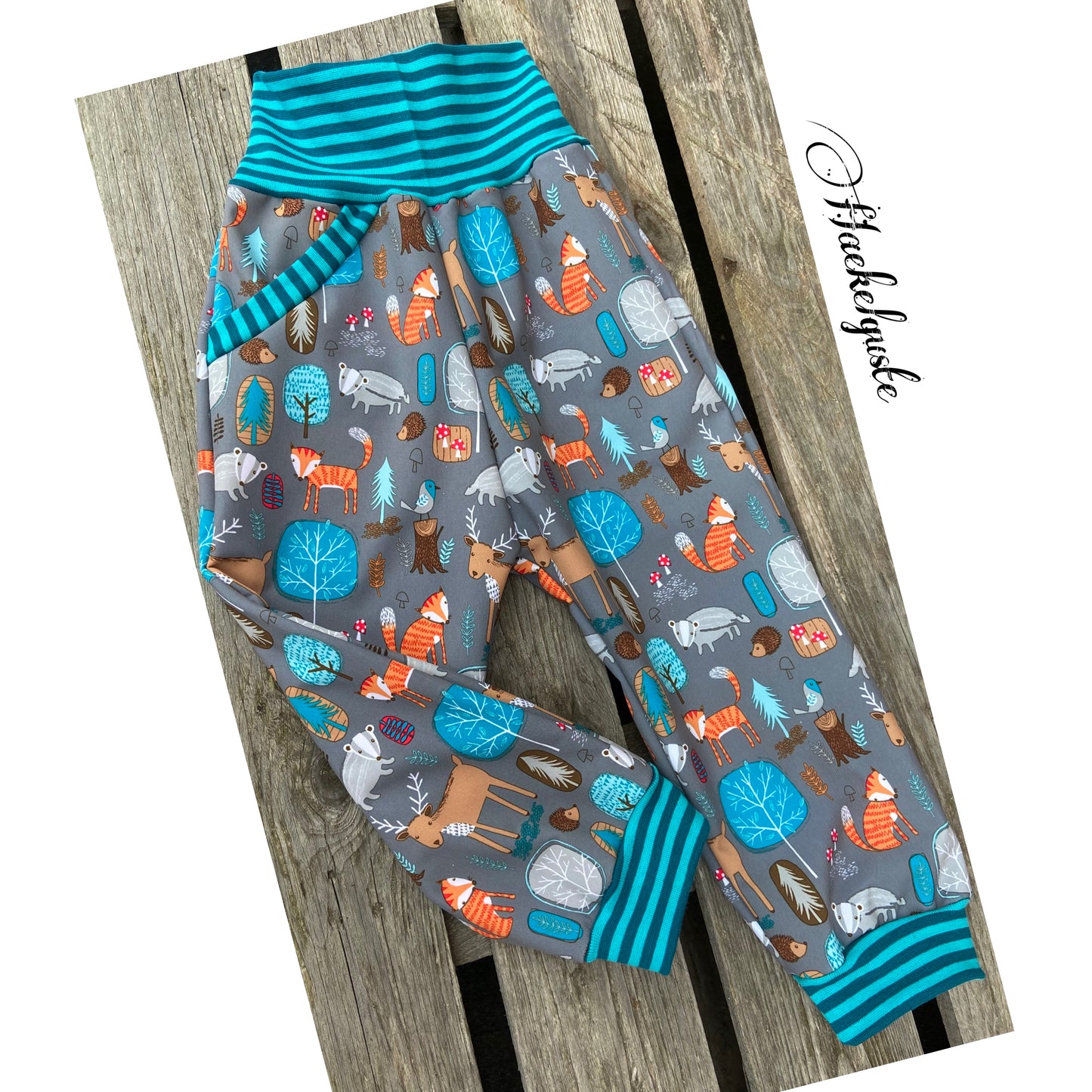 Softshell Hose Fuchs Matschhose Buddelhose Überhose Outdoor Pants gefütterte Hose unisex Waldkindergarten warme Hose