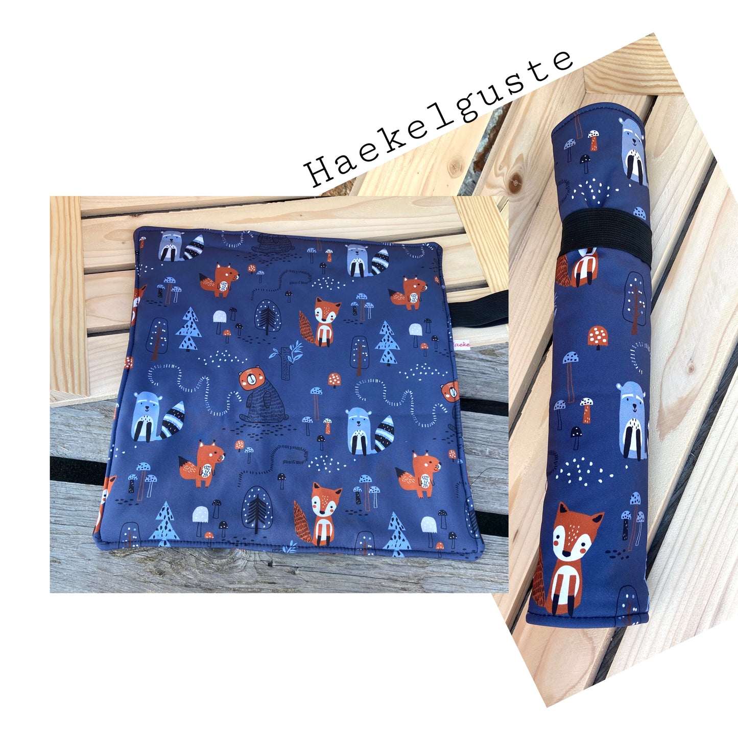 Sitzunterlage Softshell Outdoor wasserabweisend | Kissen Kita Schule Wald | Spielplatz |  Sitzkissen unterwegs | platzsparend