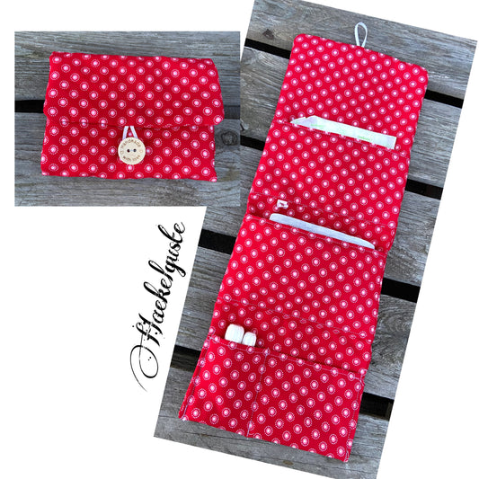 Kit Periode, Tasche Binden ,  Tampon , erste Periode türkis Punkte Geschenk Mädchen Teenager Teen